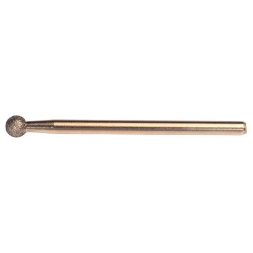 1/4″ Electroplated CBN Mandrel 100 Grit Spherical Ball end - All Tool & Supply