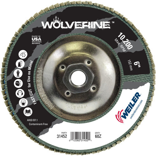 31452 6″ WOLVERINE ABRASI