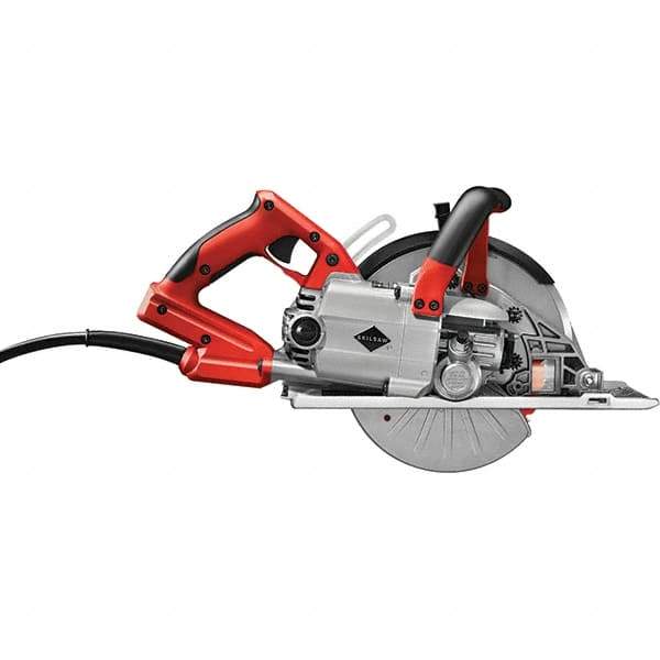 Skilsaw - 15 Amps, 8" Blade Diam, 3,900 RPM, Electric Circular Saw - 120 Volts, 8' Cord Length, 5/8" Arbor Hole, Left Blade - All Tool & Supply