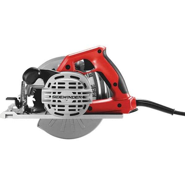 Skilsaw - 15 Amps, 7-1/4" Blade Diam, 5,300 RPM, Electric Circular Saw - 120 Volts, 10' Cord Length, 5/8" Arbor Hole, Left Blade - All Tool & Supply