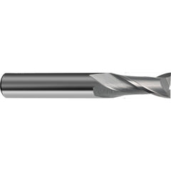 ‎3/32 Dia. × 1-1/2 OAL 2 Flute 30 Helix Bright Carbide End Mill - All Tool & Supply