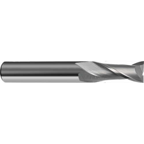 ‎1/8 Dia. × 1-1/2 OAL 2 Flute 30 Helix Bright Carbide End Mill - All Tool & Supply