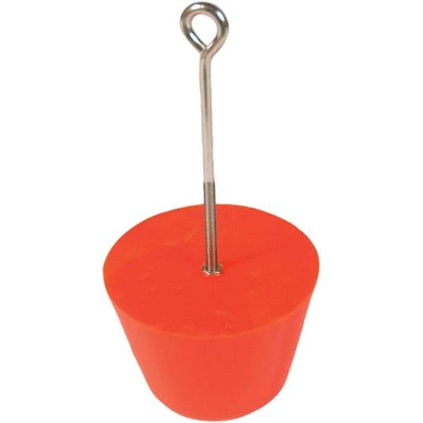 UltraTech - 7" Long x 6' Wide, Polyurethane Drain Plug - 6" Diam, Orange, Use for Spill Response - All Tool & Supply