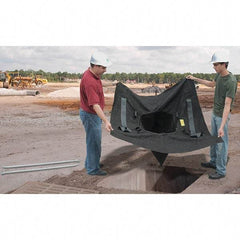 UltraTech - 5' Long x 5' Wide, Nonwoven Polypropylene Geotextile Drain Guard - Black, Use for Stormwater/Construction Compliance - All Tool & Supply