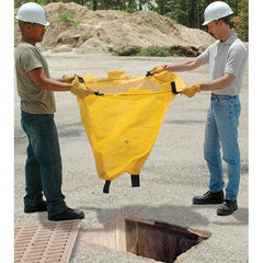 UltraTech - 3' Long x 2' Wide, Polypropylene Drain Guard - Yellow, Use for Stormwater/Construction Compliance - All Tool & Supply