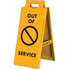 PRO-SAFE - Cone & A Frame Floor Signs Shape: A-Frame Type: Restroom, Janitorial & Housekeeping - All Tool & Supply