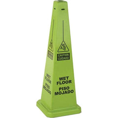 PRO-SAFE - Cone & A Frame Floor Signs Shape: Cone Type: Restroom, Janitorial & Housekeeping - All Tool & Supply