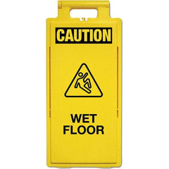 PRO-SAFE - Cone & A Frame Floor Signs Shape: A-Frame Type: Restroom, Janitorial & Housekeeping - All Tool & Supply