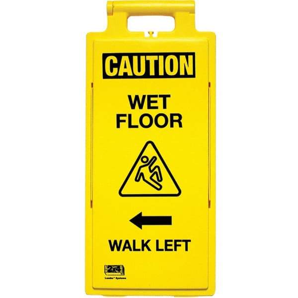 PRO-SAFE - Cone & A Frame Floor Signs Shape: A-Frame Type: Restroom, Janitorial & Housekeeping - All Tool & Supply