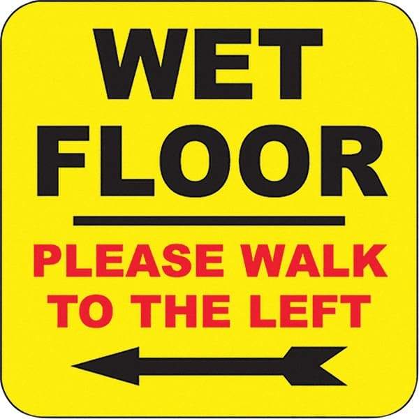 PRO-SAFE - Cone & A Frame Floor Signs Shape: Square Type: Restroom, Janitorial & Housekeeping - All Tool & Supply