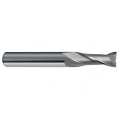 3/4 Dia. x 5 Overall Length 2-Flute Square End Solid Carbide SE End Mill-Round Shank-Center Cut-Uncoated - All Tool & Supply