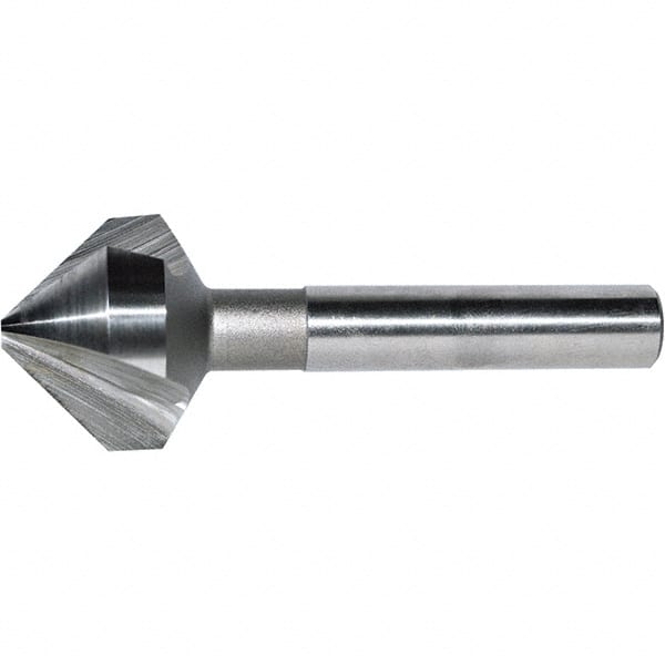 Keo - 3/8" Head Diam, 1/4" Shank Diam, 3 Flute 100° Cobalt Countersink - All Tool & Supply