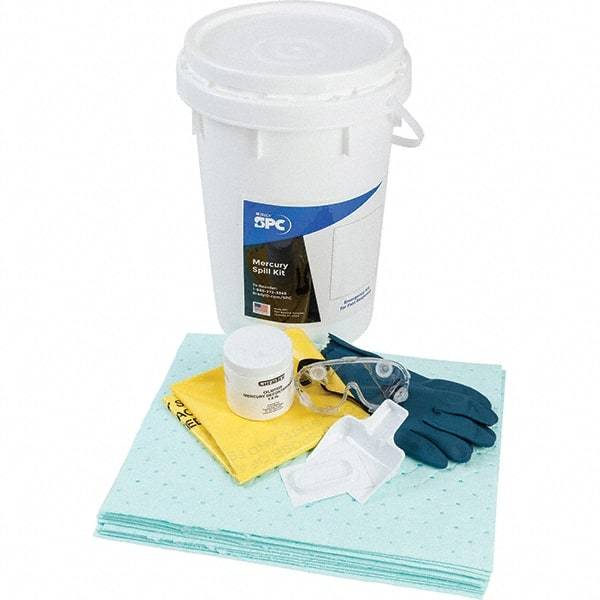 Brady SPC Sorbents - 9 Gal Capacity Hazardous Materials Spill Kit - 6.5 Gal Polyethylene Bucket - All Tool & Supply