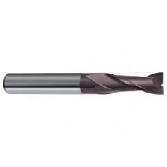 3/4 Dia. x 5 Overall Length 2-Flute Square End Solid Carbide SE End Mill-Round Shank-Center Cut-Firex - All Tool & Supply