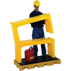 UltraTech - 4' Long x 1.2' Wide x 24" High, Spill Containment Stacking Shelf - Compatible with Spill Pallets & Decks - All Tool & Supply