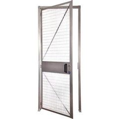 Folding Guard - 3' Wide x 8' High, Hinged Door for Temporary Structures - Welded Wire - All Tool & Supply