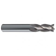 11/64 Dia. x 2 Overall Length 4-Flute Square End Solid Carbide SE End Mill-Round Shank-Center Cut-Uncoated - All Tool & Supply