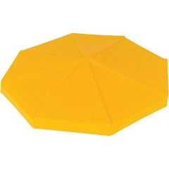 UltraTech - 3-1/2" High x 25" Diam, Polyethylene, Manual Closing Funnel Cover - All Tool & Supply