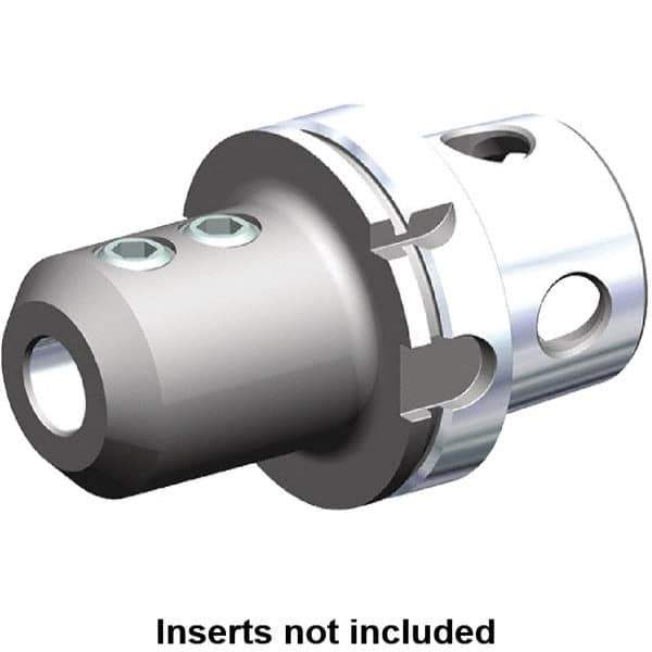 Kennametal - KM4X63 2-1/2" Shank Diam Taper Shank 25mm Hole End Mill Holder/Adapter - 64.5mm Nose Diam, 110mm Projection, Through Coolant - Exact Industrial Supply