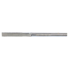 0.030″ × 1/8″ Electroplated Diamond File Flat 100 Grit 5/8″ Diamond - All Tool & Supply