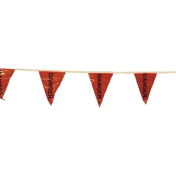 PRO-SAFE - Pennants Color: Red Overall Length (Feet): 60.00 - All Tool & Supply