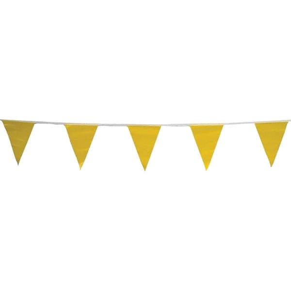 PRO-SAFE - Pennants Color: Yellow Overall Length (Feet): 60.00 - All Tool & Supply