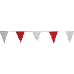 PRO-SAFE - Pennants Color: Red/White Overall Length (Feet): 60.00 - All Tool & Supply