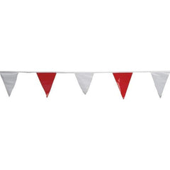 PRO-SAFE - Pennants Color: Red/White Overall Length (Feet): 100.00 - All Tool & Supply