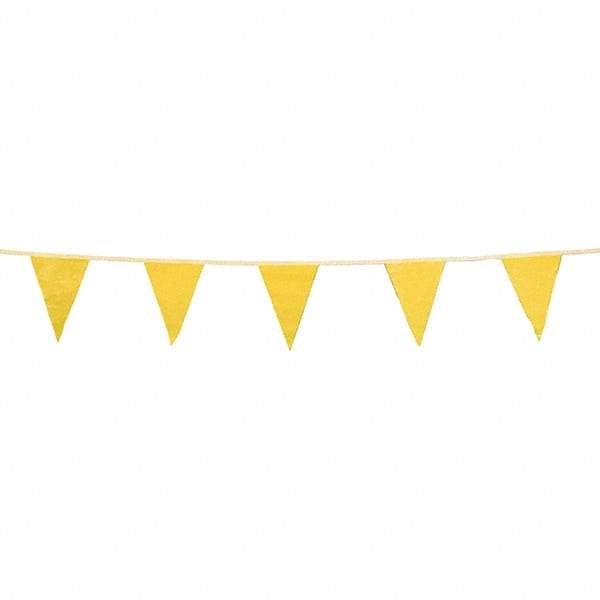 PRO-SAFE - Pennants Color: Yellow Overall Length (Feet): 100.00 - All Tool & Supply