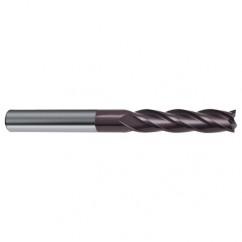 3/4 Dia. x 6 Overall Length 4-Flute Square End Solid Carbide SE End Mill-Round Shank-Center Cut-Firex - All Tool & Supply