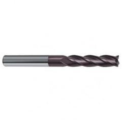 3/4 Dia. x 6 Overall Length 4-Flute Square End Solid Carbide SE End Mill-Round Shank-Center Cut-Firex - All Tool & Supply