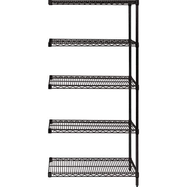 Quantum Storage - 36" Wide, 63 High, Open Shelving Accessory/Component - Use with #1630 Built-In Combination Lock - All Tool & Supply