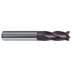 1 Dia. x 5 Overall Length 6-Flute Square End Solid Carbide SE End Mill-Round Shank-Center Cut-Firex - All Tool & Supply