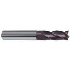 3/8 Dia. x 3 Overall Length 4-Flute Square End Solid Carbide SE End Mill-Round Shank-Center Cut-Firex - All Tool & Supply