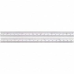 Starrett - Steel Rules Length (Inch): 19-1/2 Graduation Style: Zero-Centered - All Tool & Supply