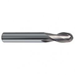 1/16" Dia. - 1-1/2" OAL - 30 Helix Bright CBD Ball Nose EM - 2 FL - All Tool & Supply