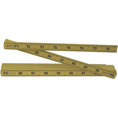 Wiha - Folding Rules Overall Length (Feet): 6.50 Graduation (Inch): 3/32 - All Tool & Supply