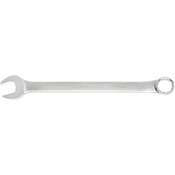 GearWrench - 2-3/8" 12 Point Combination Wrench - 15° Offset Angle, 29.843" OAL, Steel, Satin Finish - All Tool & Supply