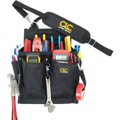 CLC - Electrician's Holster with 20 Pockets - Ballistic Polyester, Black - All Tool & Supply