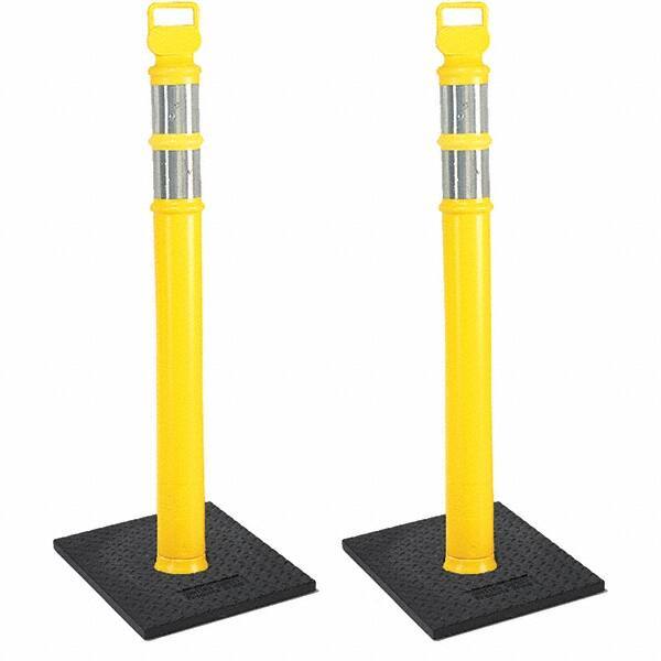 PRO-SAFE - Traffic Barrels, Delineators & Posts Type: Delineator Post Material: Polyethylene - All Tool & Supply