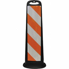 PRO-SAFE - Traffic Barrels, Delineators & Posts Type: Vertical Panel Material: Polyethylene - All Tool & Supply