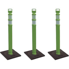 PRO-SAFE - Traffic Barrels, Delineators & Posts Type: Delineator Post Material: Polyethylene - All Tool & Supply