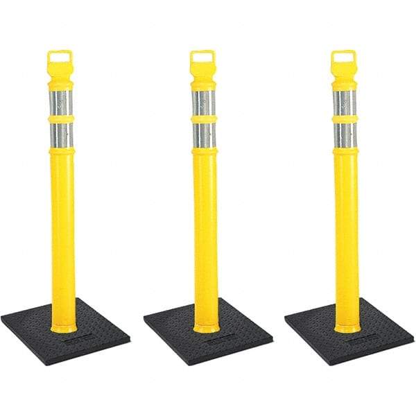 PRO-SAFE - Traffic Barrels, Delineators & Posts Type: Delineator Post Material: Polyethylene - All Tool & Supply