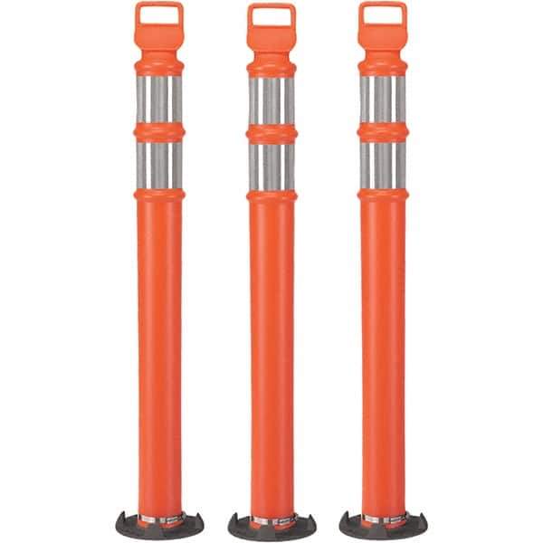 PRO-SAFE - Traffic Barrels, Delineators & Posts Type: Delineator Post Material: Polyethylene - All Tool & Supply