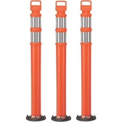 PRO-SAFE - Traffic Barrels, Delineators & Posts Type: Delineator Post Material: Polyethylene - All Tool & Supply