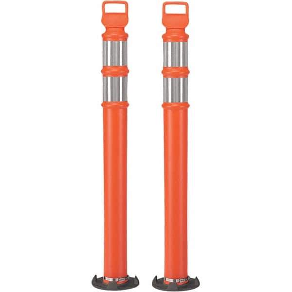 PRO-SAFE - Traffic Barrels, Delineators & Posts Type: Delineator Post Material: Polyethylene - All Tool & Supply