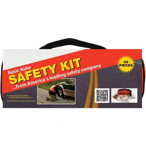 PRO-SAFE - Highway Safety Kits Type: Emergency Roadside Kit Number of Pieces: 49 - All Tool & Supply