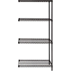 Quantum Storage - 60" Wide, 74 High, Open Shelving Accessory/Component - Use with #1630 Built-In Combination Lock - All Tool & Supply