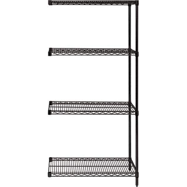 Quantum Storage - 48" Wide, 86 High, Open Shelving Accessory/Component - Use with #1630 Built-In Combination Lock - All Tool & Supply