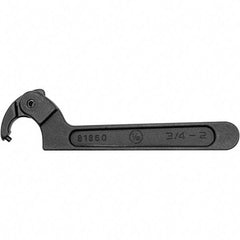 GearWrench - Spanner Wrenches & Sets Tool Type: Adjustable Pin Spanner Wrench Minimum Capacity (Inch): 3/4 - All Tool & Supply